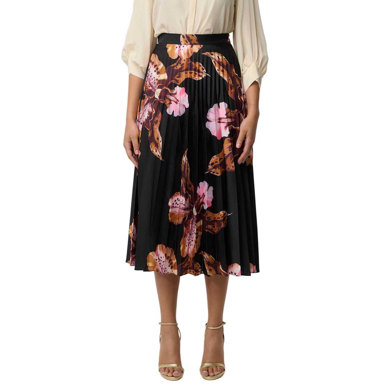 OnceWas Iris Pleated Skirt